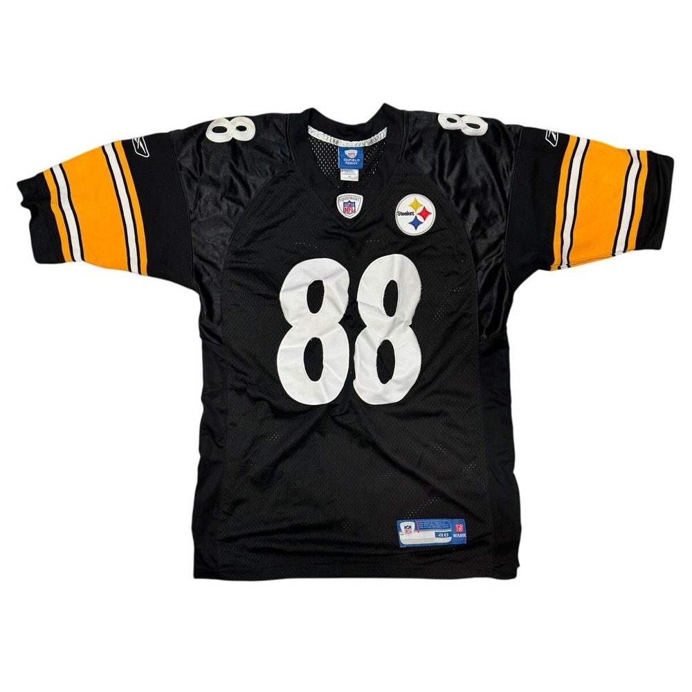 Reebok Emmanuel Sanders 88 Pittsburgh Steelers NFL Jersey Mens 48 Black Stitched